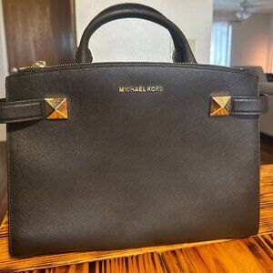 Michael Kors Karla Black Satchel